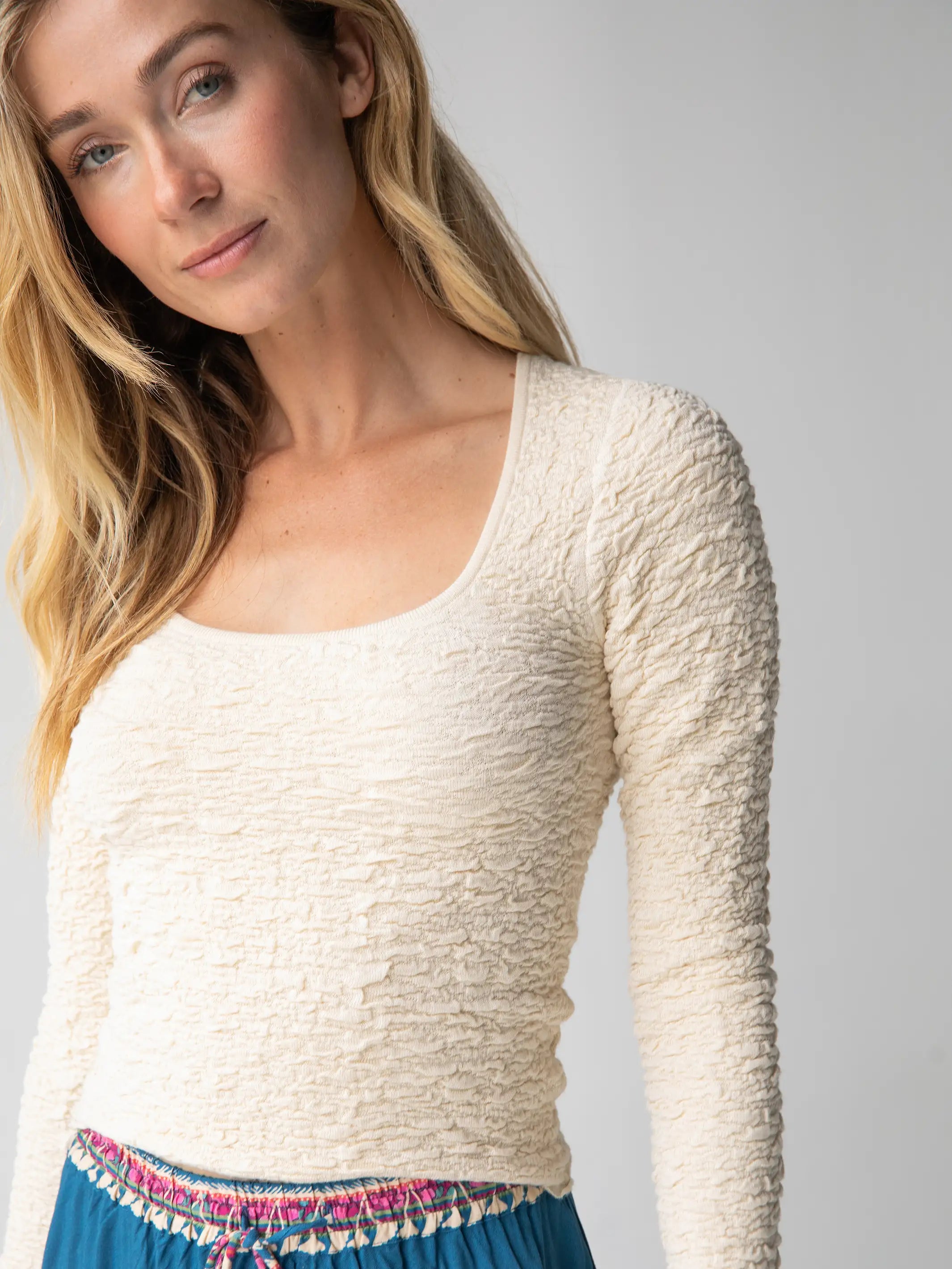 Special Offers, Don't Miss Danielle Square Neck Top - Cream