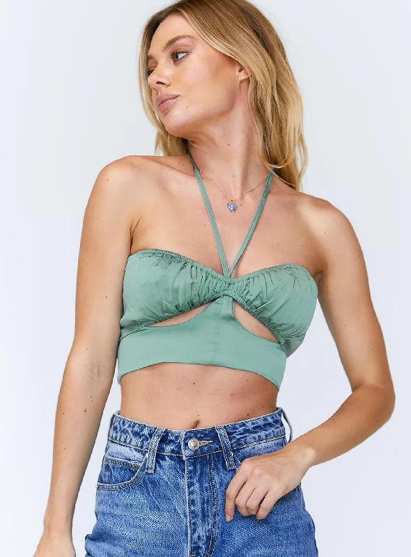 Pastel Styles Sascha Top Green