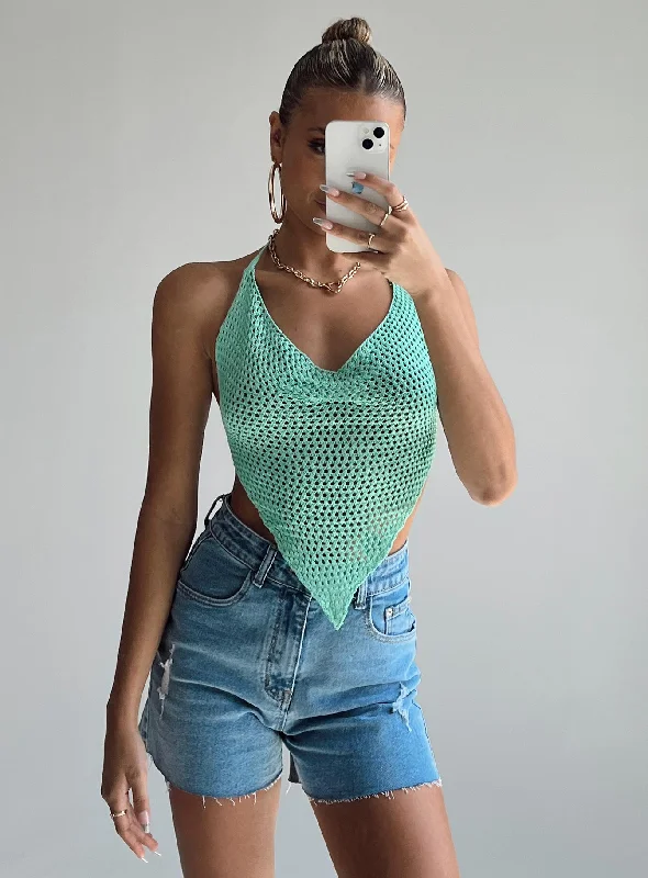 Women's Clothing Sale Online Burley Top Green