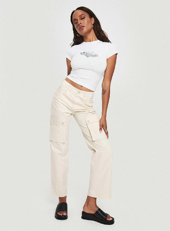 Trendy Attire For Her Befort Cargo Pants Beige