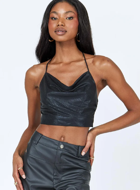 Break Fashion Norms Becky Top Black