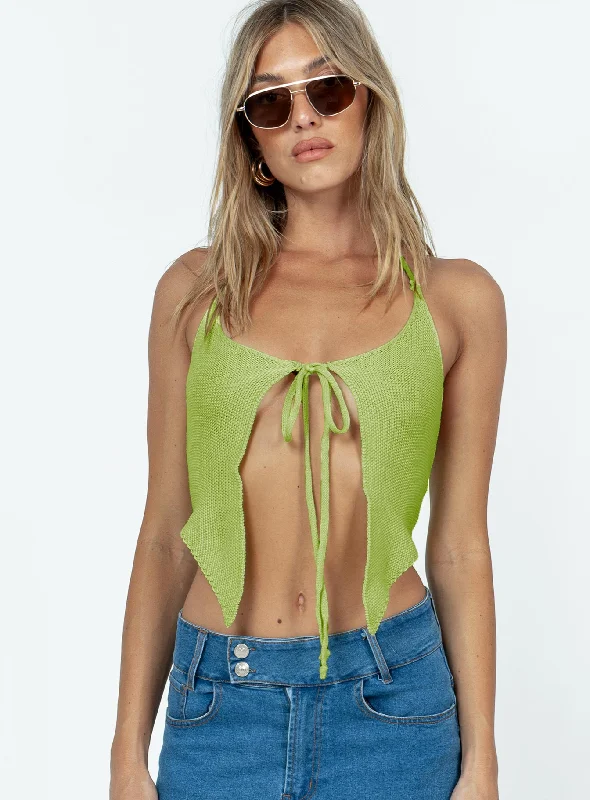 Women Fashion Gladstone Top Green