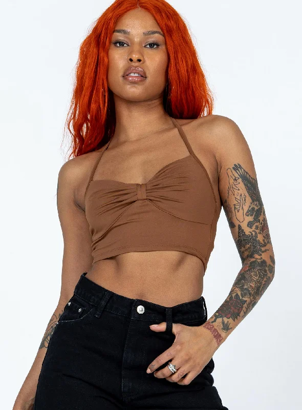 Flash Sale Starts Rumi Top Brown