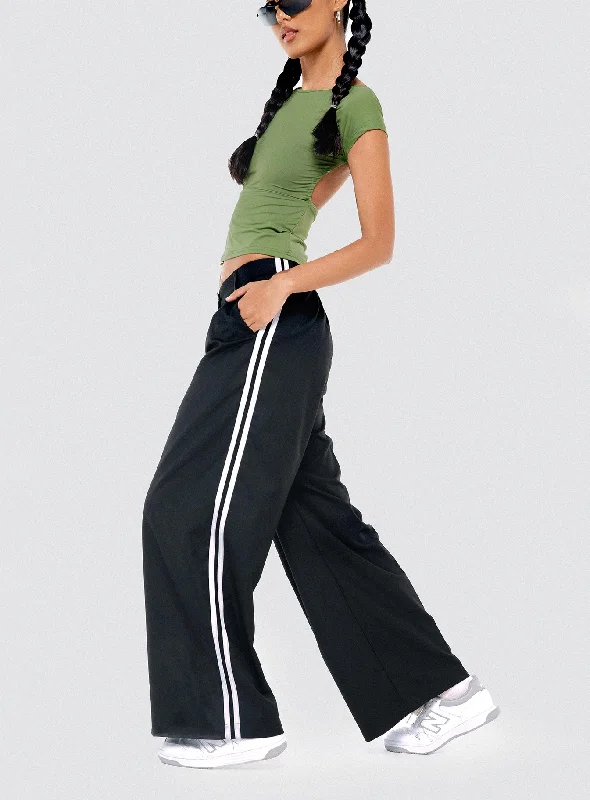 Chic And Trendy Off Duty Pants Onyx