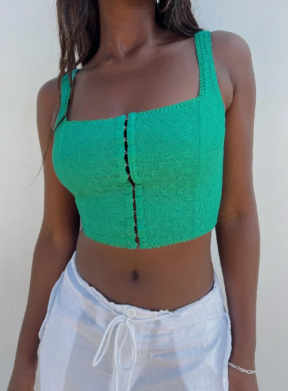 Casual Wear Bryleigh Top Green