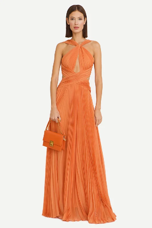 Flash Sale Or Flash Sales Arabella Chiffon Backless Maxi Dress