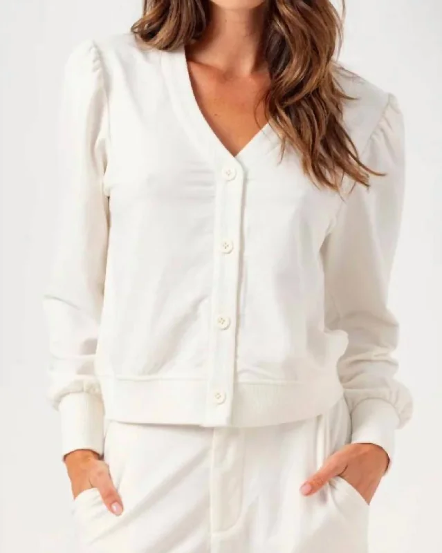 Women's Clothing for All Occasions Scout Cardigan In Coconut Milk