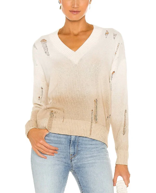 Sophisticated Women's Fashion Sylvia Sweater In Sand