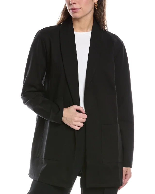 Elegant Attire For The Modern Lady EILEEN FISHER Shawl Collar Cardigan