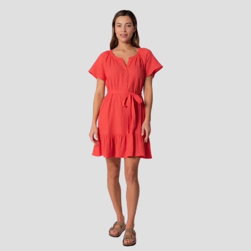 Clothes Of Woman Sudie Mini Dress (Flame)