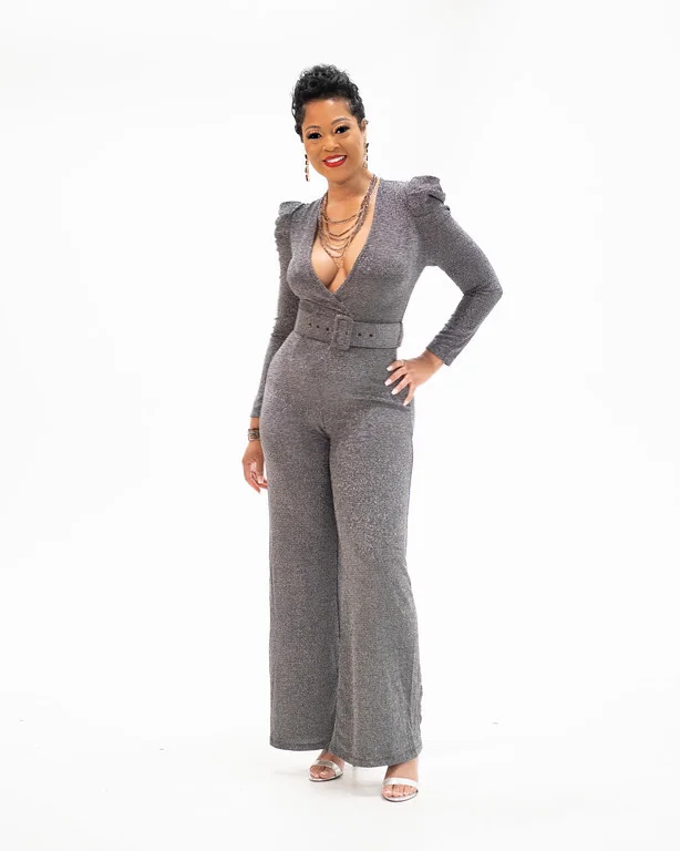 Comfortable Women's Outfits Posh Jumpsuit in Silver