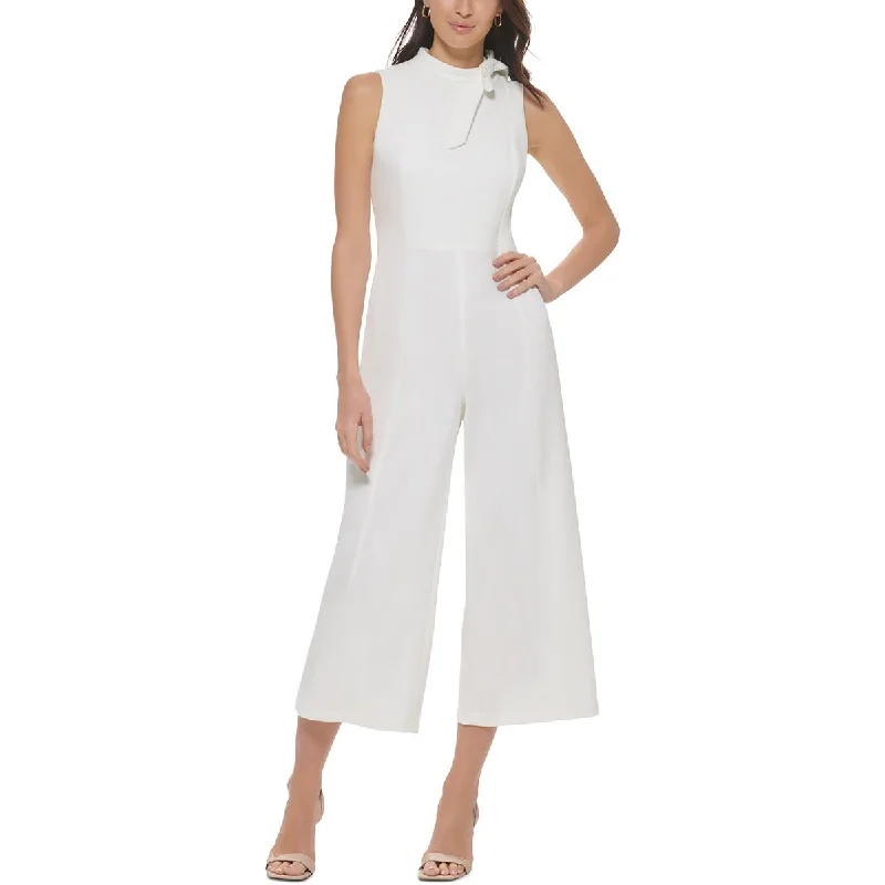 Sales For Clothes Calvin Klein Womens Cropped Wide Leg Jumpsuit