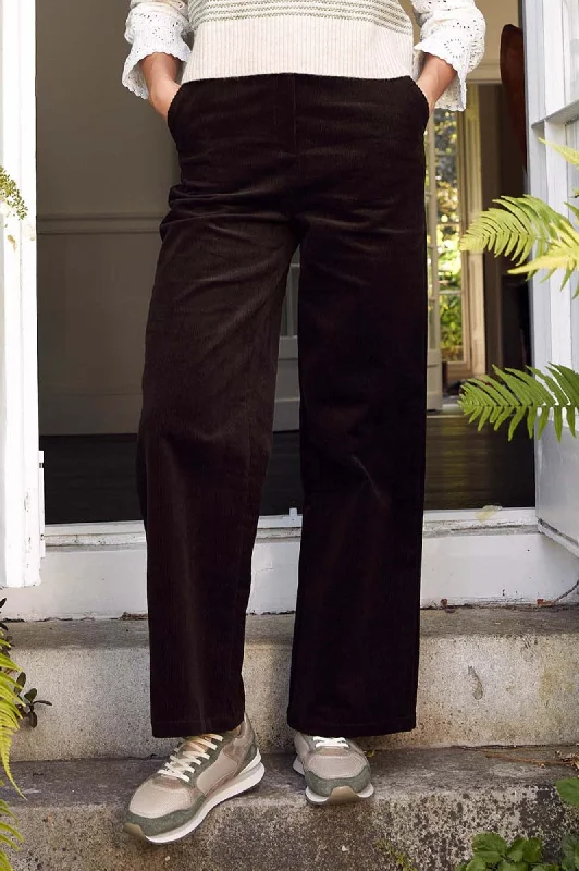 Discover Now Brooke Stretch Corduroy Trouser | Chocolate