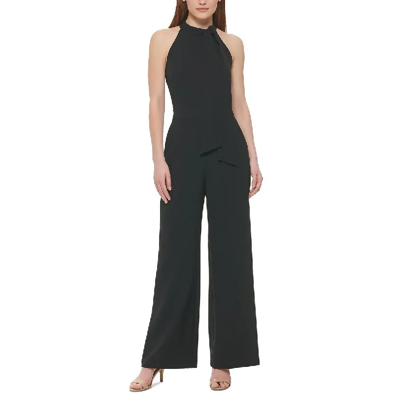 Athleisure Wear Special Offer Vince Camuto Womens Petites Crepe Sleeveless Jumpsuit