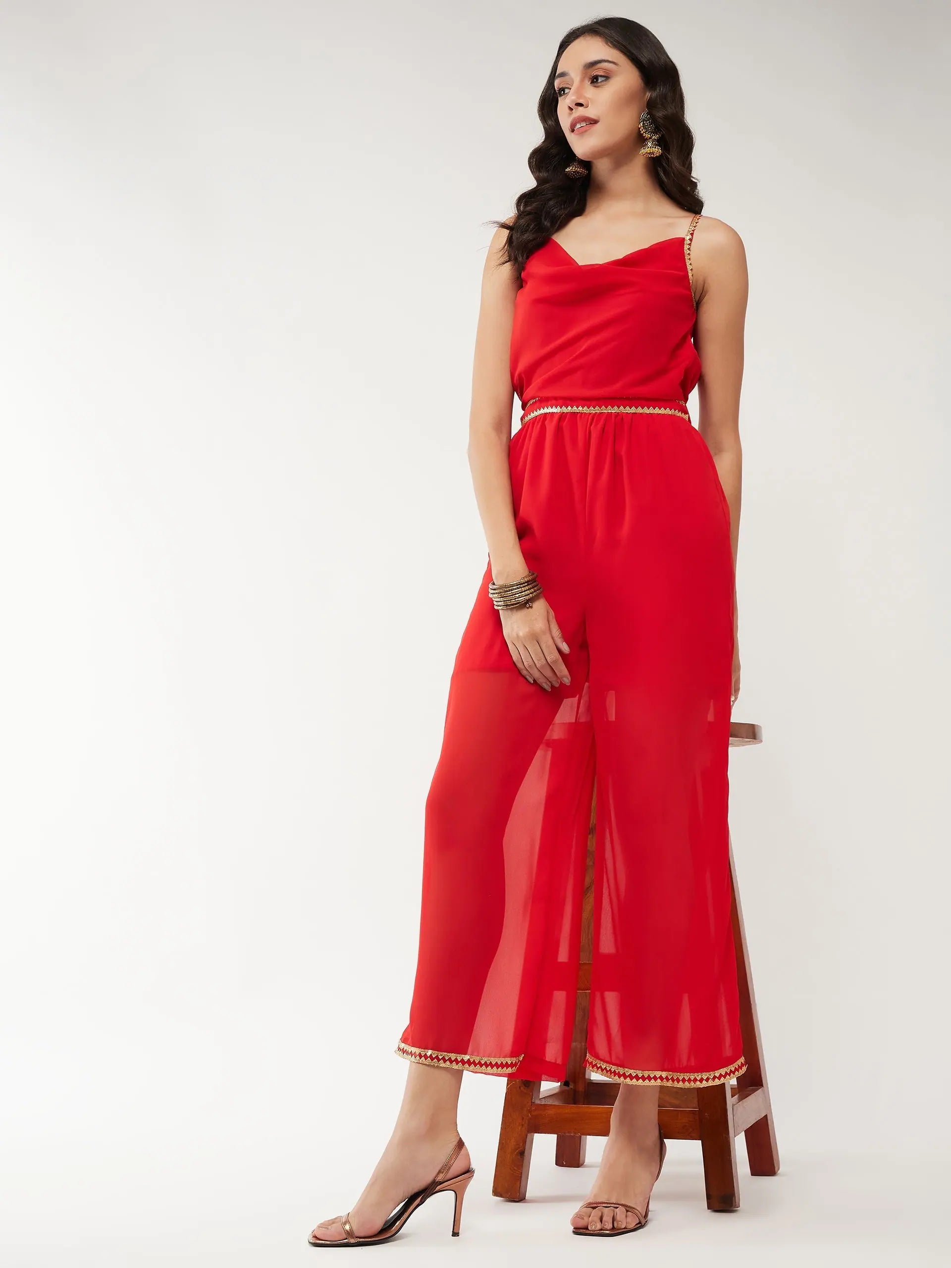 Wardrobe Essentials Cowl Neckline Jumpsuit