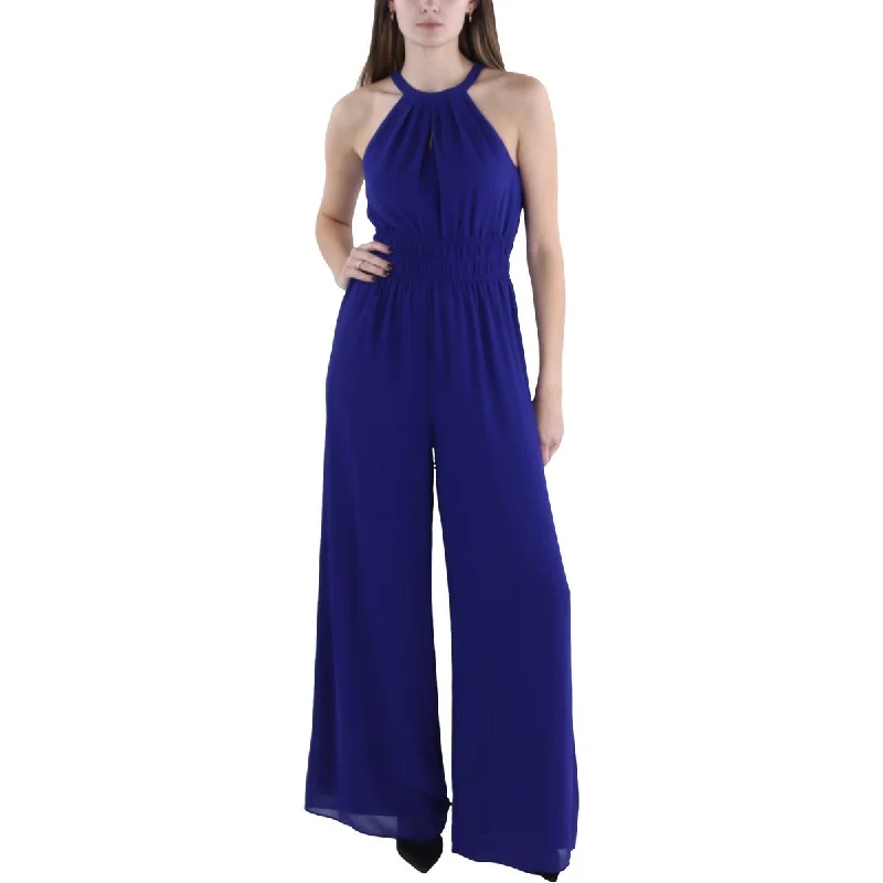 Clothing Woman Vince Camuto Womens Chiffon Wide Leg Jumpsuit