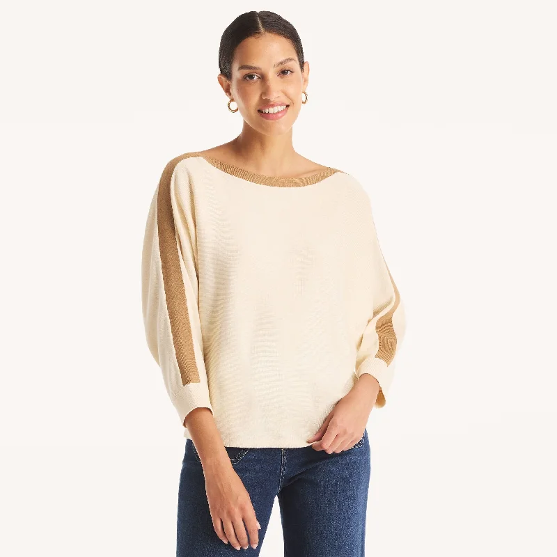 Get The Latest Trends Nautica Womens Boat-Neck Sweater