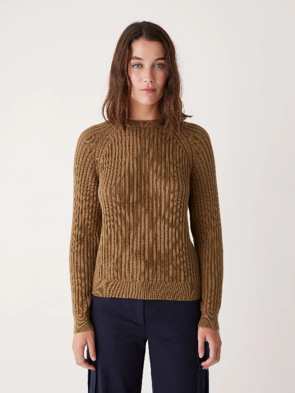 Trendy Attire For Her The Ara Seacell™ Sweater in Amber Brown