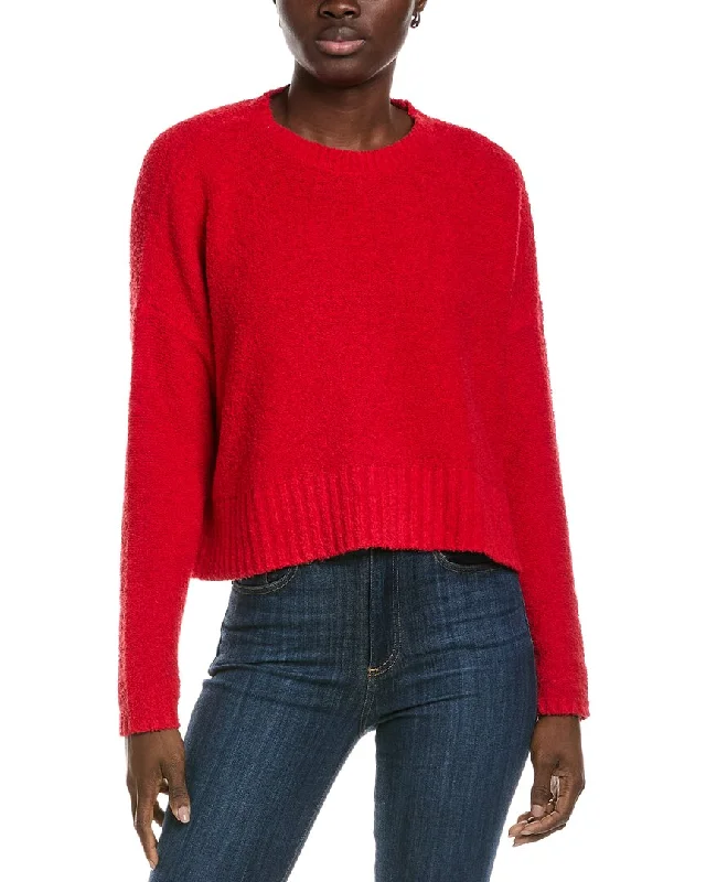 Seasonal Fashion EILEEN FISHER Terry Loop Cashmere-Blend Sweater