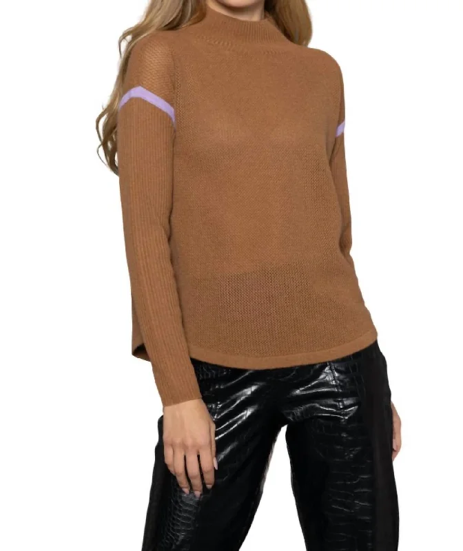 Hot Picks Re-Fine Sweater In Bourbon