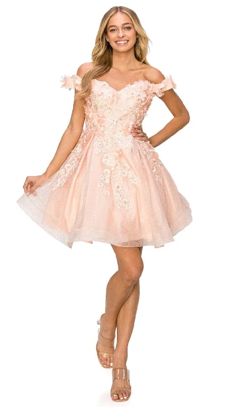 Comfortable Women's Outfits Cinderella Couture 5120J - Sweetheart Glitter A-Line Cocktail Dress