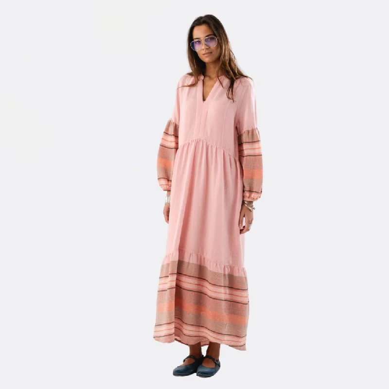 Gift Ideas MarnieLL Maxi Dress LS (Dusty Rose)