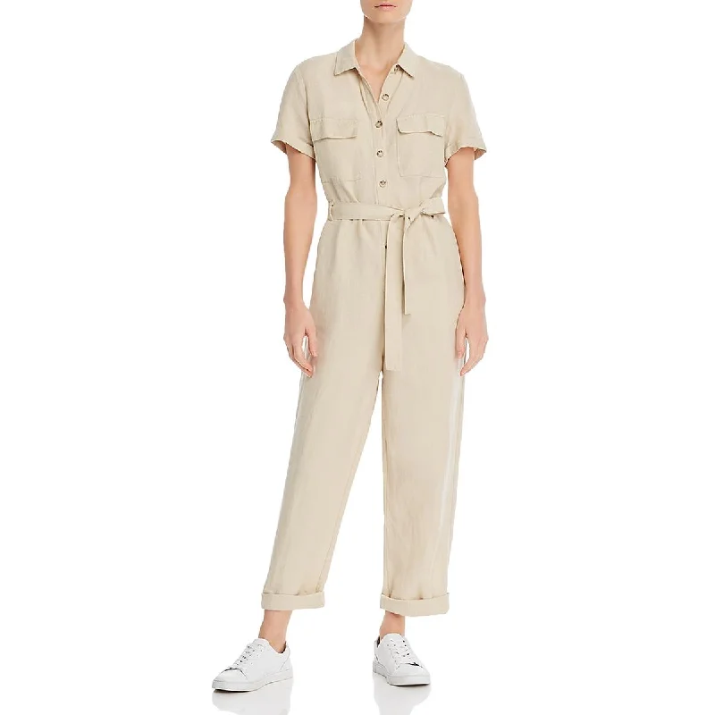 Trendy Outfits For Ladies Rails Womens Belted Short SLeeve Jumpsuit