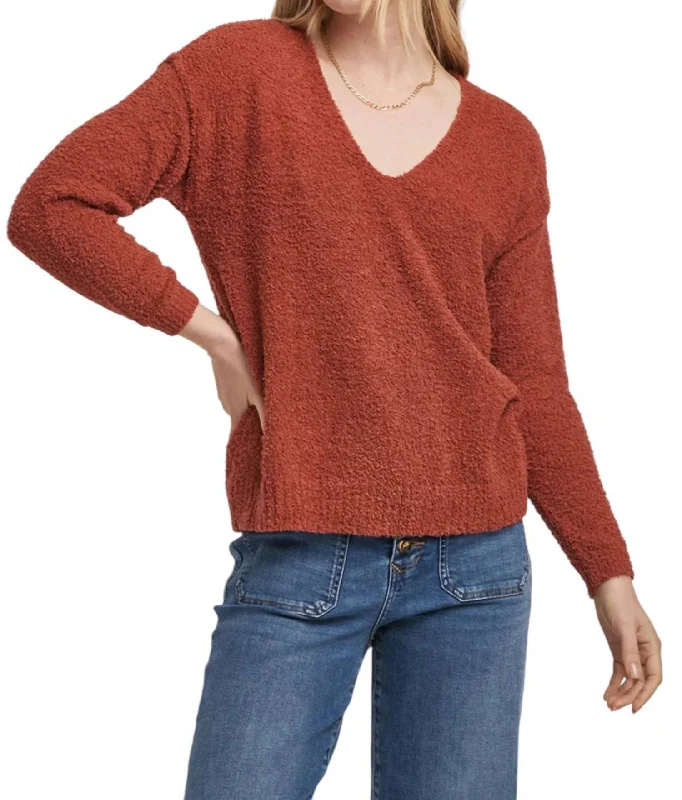 Workwear Fashion for Women Calleen Sweet Sweater In Saffron