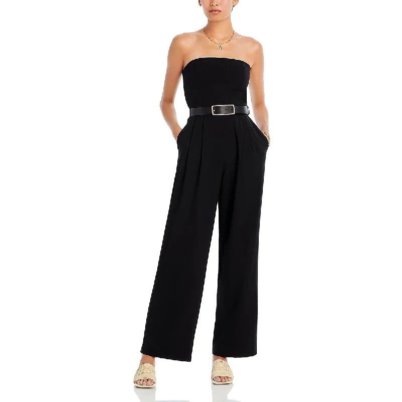 Sale On Clothing WAYF Womens Lexie Strapless Wide Leg Jumpsuit