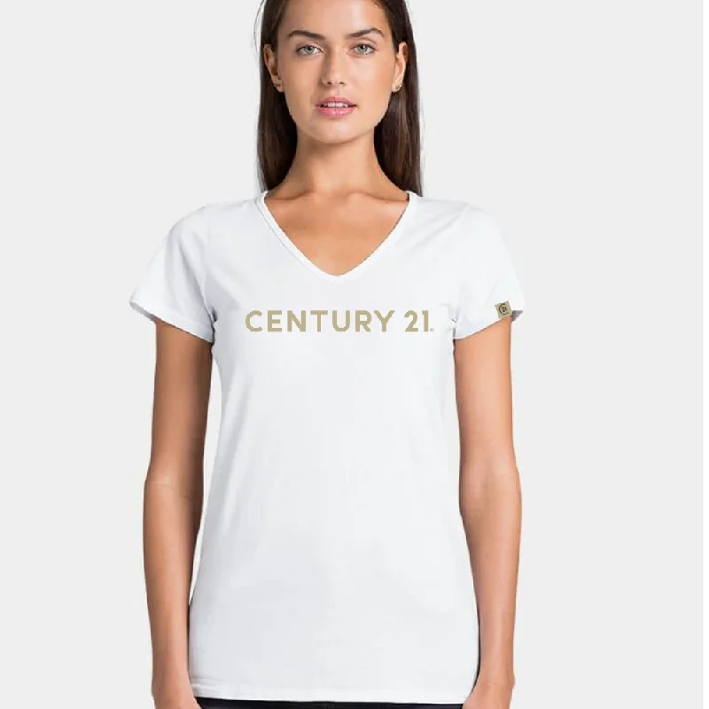 Clothing For Women WORDMARK Bevel White Tee