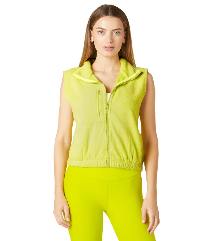 Timeless Women's Fashion Styles Beyond Yoga Morning Walk Vest True Chartreuse