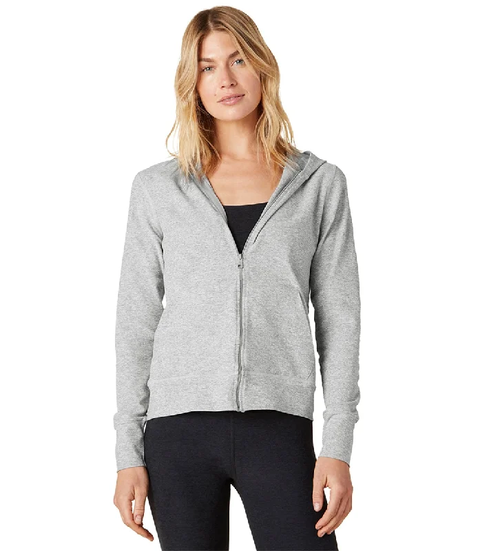 Versatile Women's Fashion Beyond Yoga Spacedye Everyday Hoodie Silver Mist