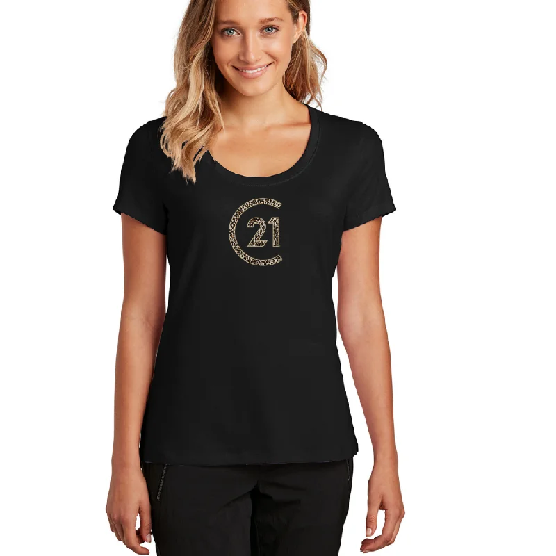 Versatile Women's Clothing for All Occasions Leopard C21 Flex Tee