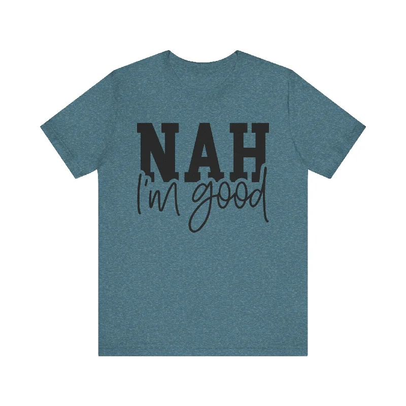 Fashion Women's Clothing Nah Short Sleeve T-Shirt