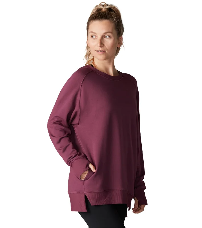 Affordable Online Boutique Tavi Cozy Sweatshirt Garnet