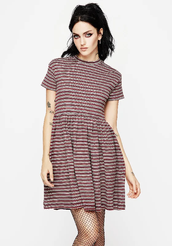 Clothes Women Calliophis Striped Mini Smock Dress