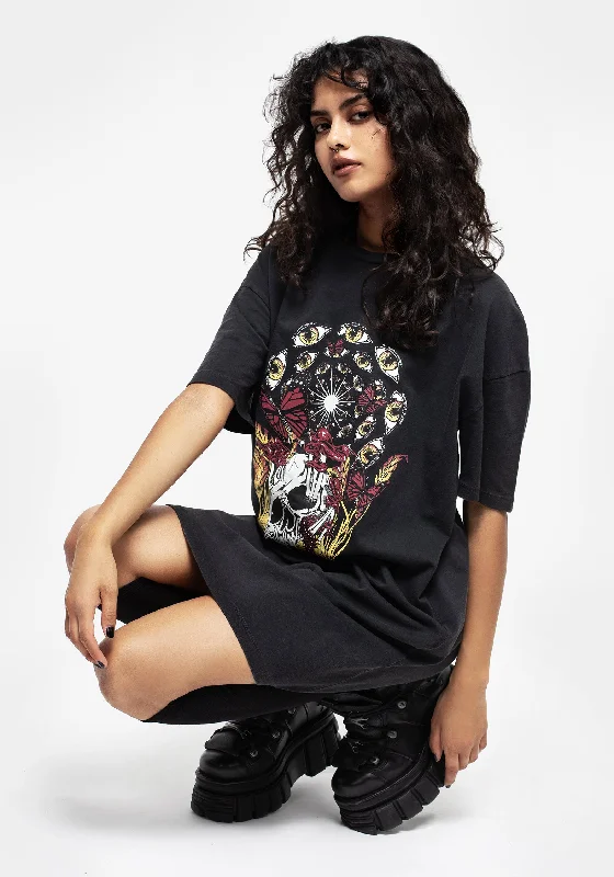 Hot Brand Discounts God's Flesh Graphic Print Tee Dress