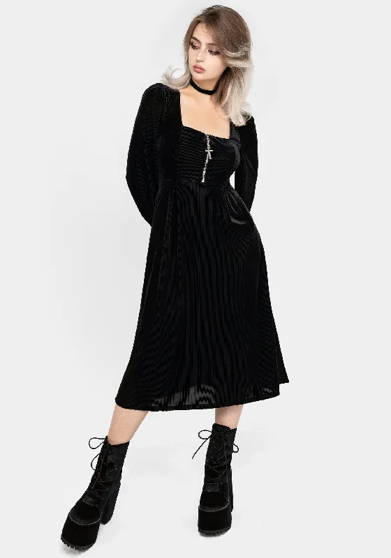 Fashionista Favorites Legacy Zip Front Midi Dress