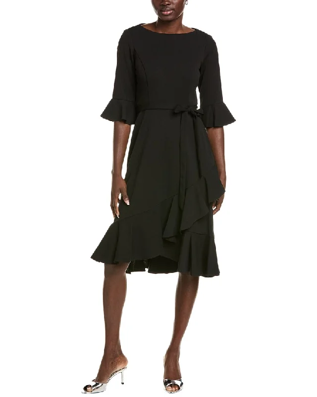 Weekend Sale Maison Tara Scuba Crepe Midi Dress