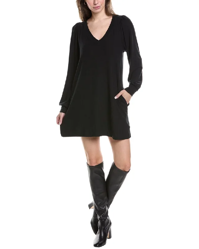 VIP Member Discount Michael Stars Trisha V-Neck Swing Sweaterdress