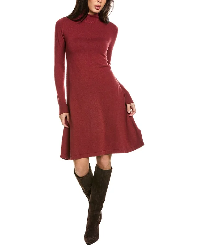 Edgy Fashion Weekend Max Mara Sesia Silk & Wool-Blend Sweaterdress