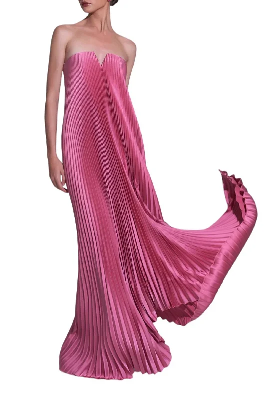 Casual Dresses for Women Women's Black Tie Gown Dress In Dusty Rose