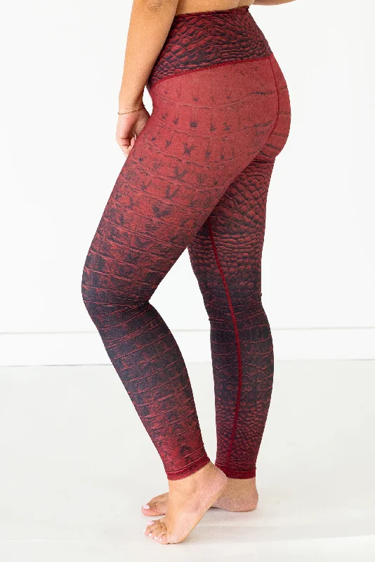 Women's Casual and Dressy Outfits Croc Legging | Cabernet