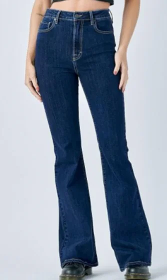 Exclusive Designer Collection Dark Wash Flare Jeans by Hidden Jeans