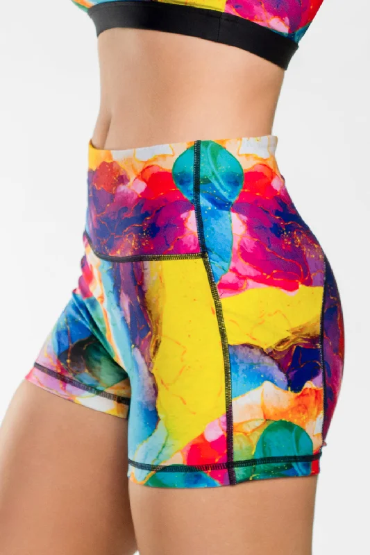 Odd Size Clearance Sale Iconic Compression Short in Color Pop