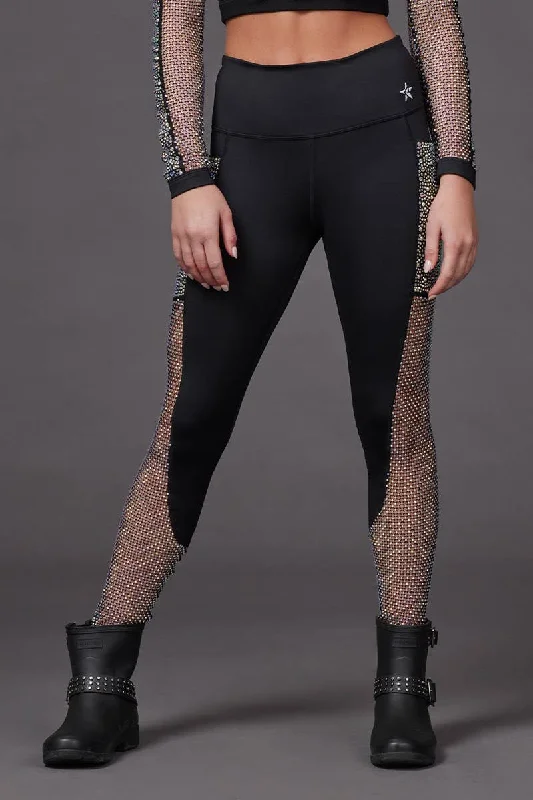 Special Offer For You Mesh Crystal Couture Legging