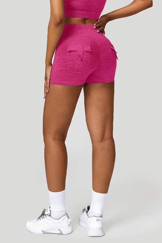 Fashion Forward, Function First Butt Lifting Short With Back Pocket