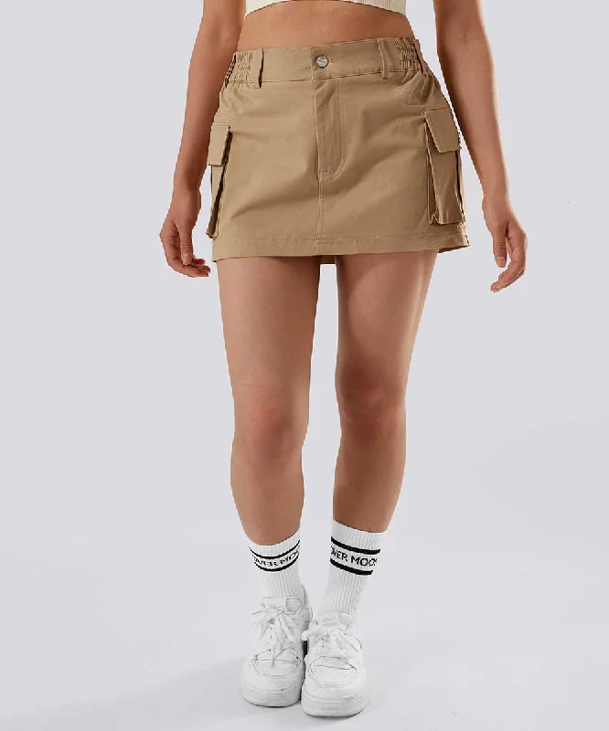 Special Offer Flap Pocket Cargo Short Skirt