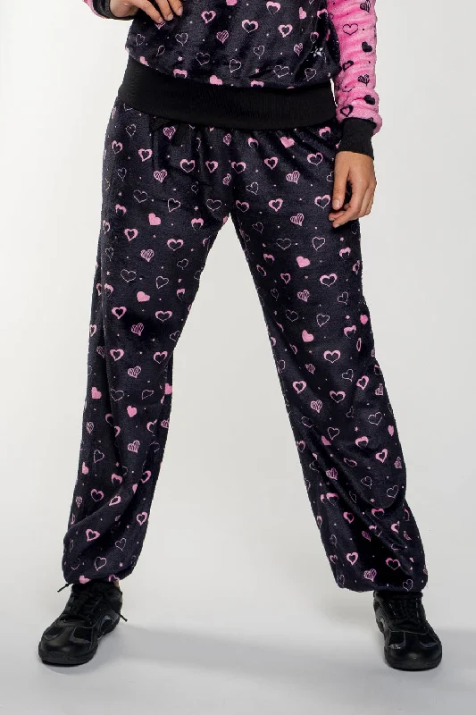 Women's Online Boutique Plush Jogger in Rebel Love