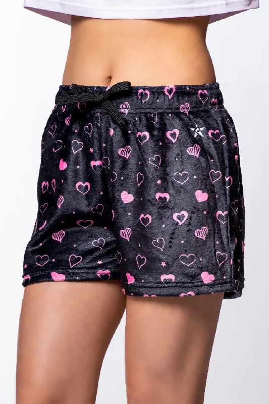 Elegant Attire For The Modern Lady Plush Short in Rebel Love